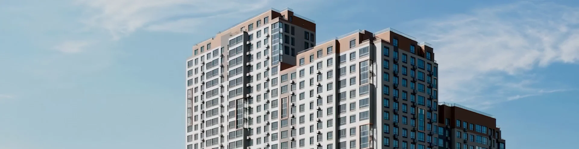 Кадр ролика ЖК «Небосклоны» в формате баннера 970×250